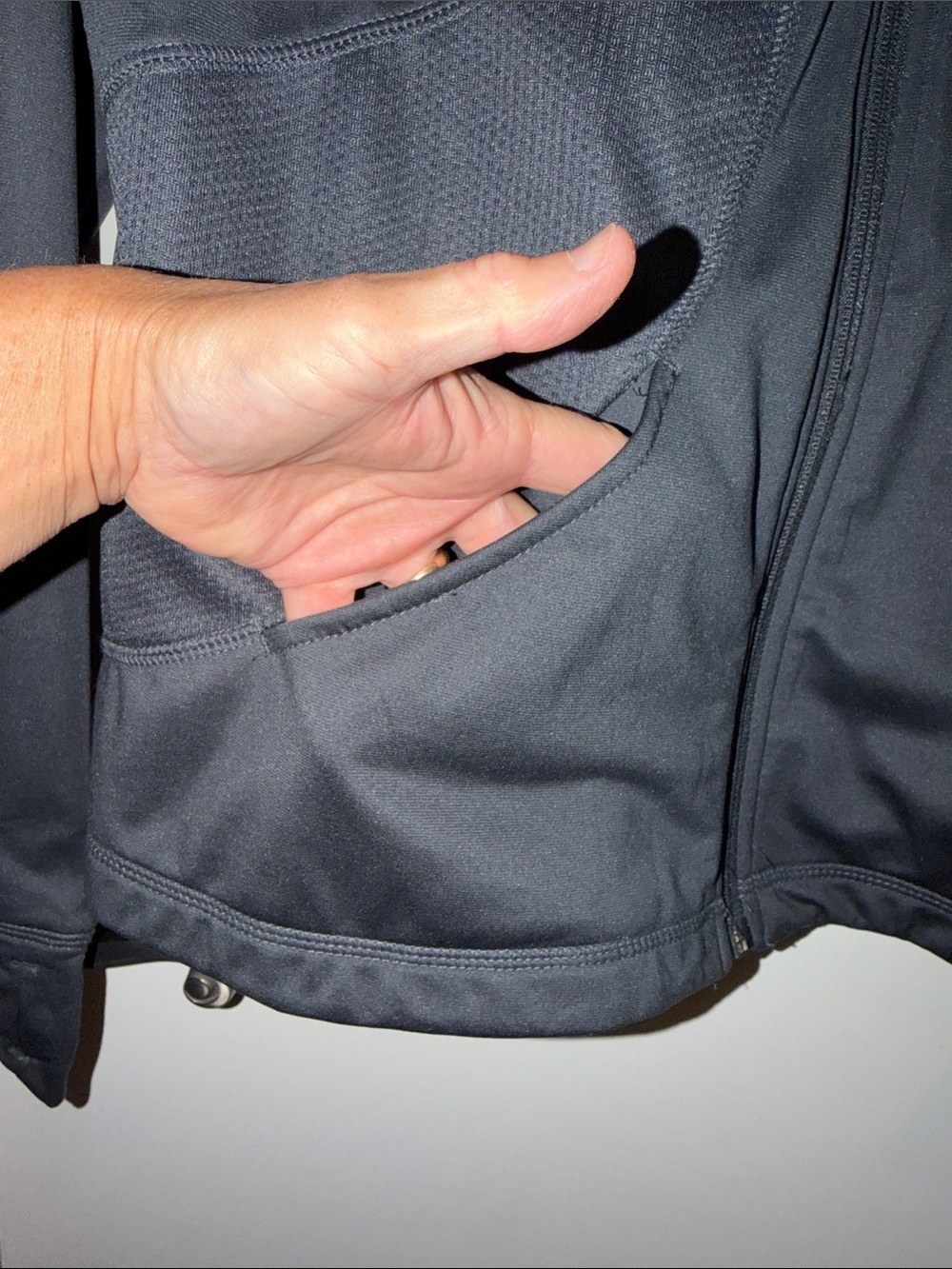 Danskin Now Black Full-Zip Utility Jacket - Picture 4 of 6